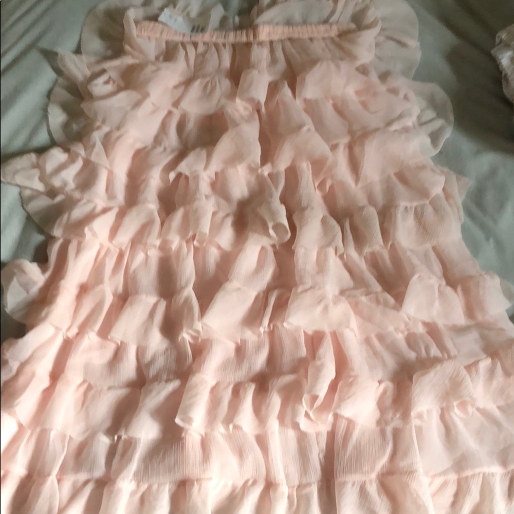 Ruffled long skirt